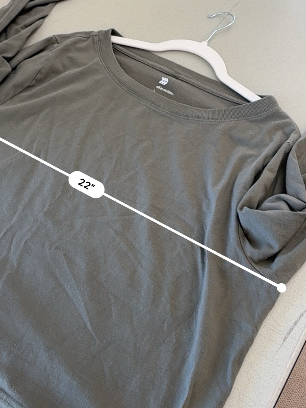 All In Motion Green Modal‎ Blend
Cropped LS Top Women's Lg
Thumbholes Athleisure - Picture 4 of 5